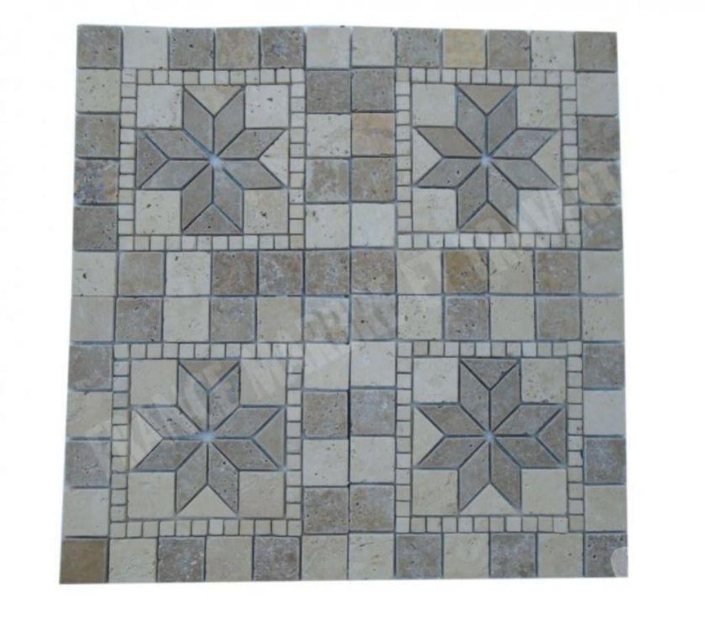  Var Forcalqueiret - 83136 - Photos Vivastreet Travertin Multicolore Rosace 30,5x30,5 cm REF 3133