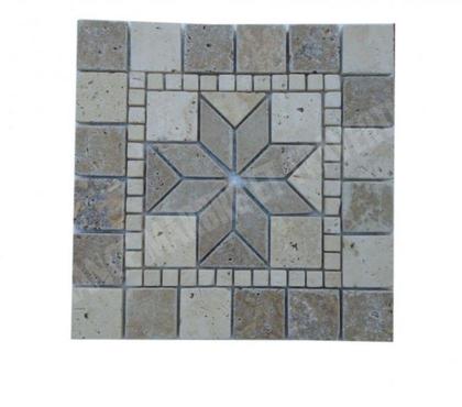 Bricolage - Jardin - Outillage Forcalqueiret Var - Photos Vivastreet Travertin Multicolore Rosace 30,5x30,5 cm REF 3133