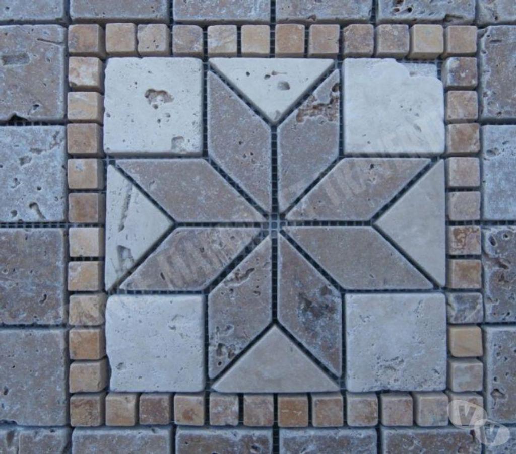  Var Forcalqueiret - 83136 - Photos Vivastreet Travertin Multicolore Rosace 30,5x30,5 cm REF 1665