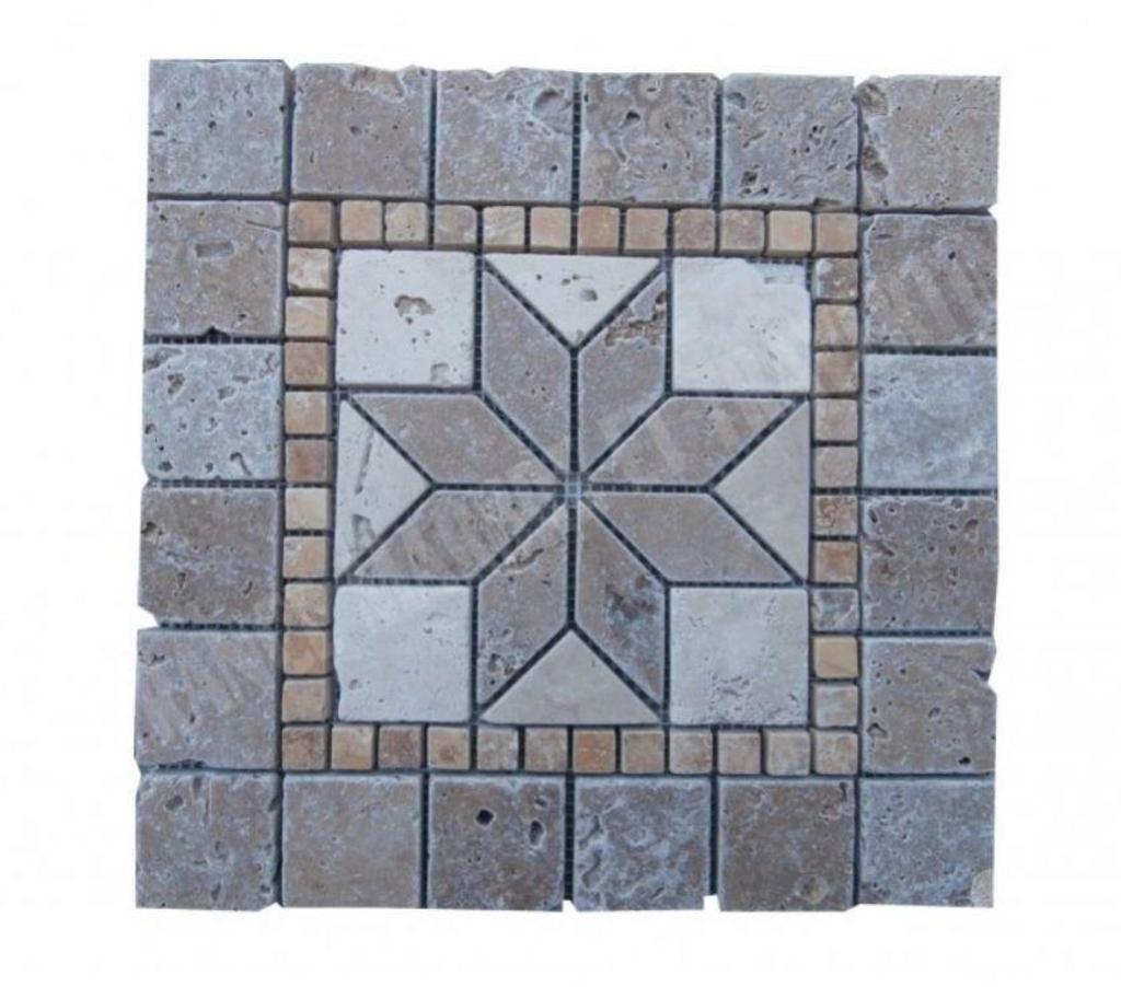  Var Forcalqueiret - 83136 - Photos Vivastreet Travertin Multicolore Rosace 30,5x30,5 cm REF 1665