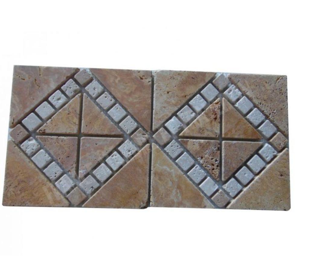  Var Forcalqueiret - 83136 - Photos Vivastreet Travertin Jaune & Classique Rosace 23x23 cm REF 1391