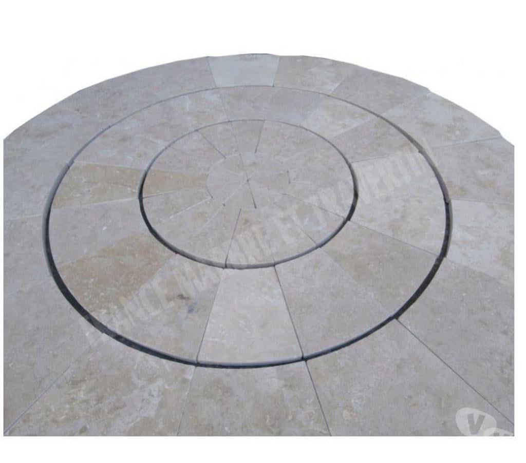  Var Forcalqueiret - 83136 - Photos Vivastreet Travertin Clssb Cercle Manoir Diamètre 90 cm REF 1238