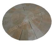 Travertin Clssb Cercle Manoir Diamètre 270 cm REF 1259