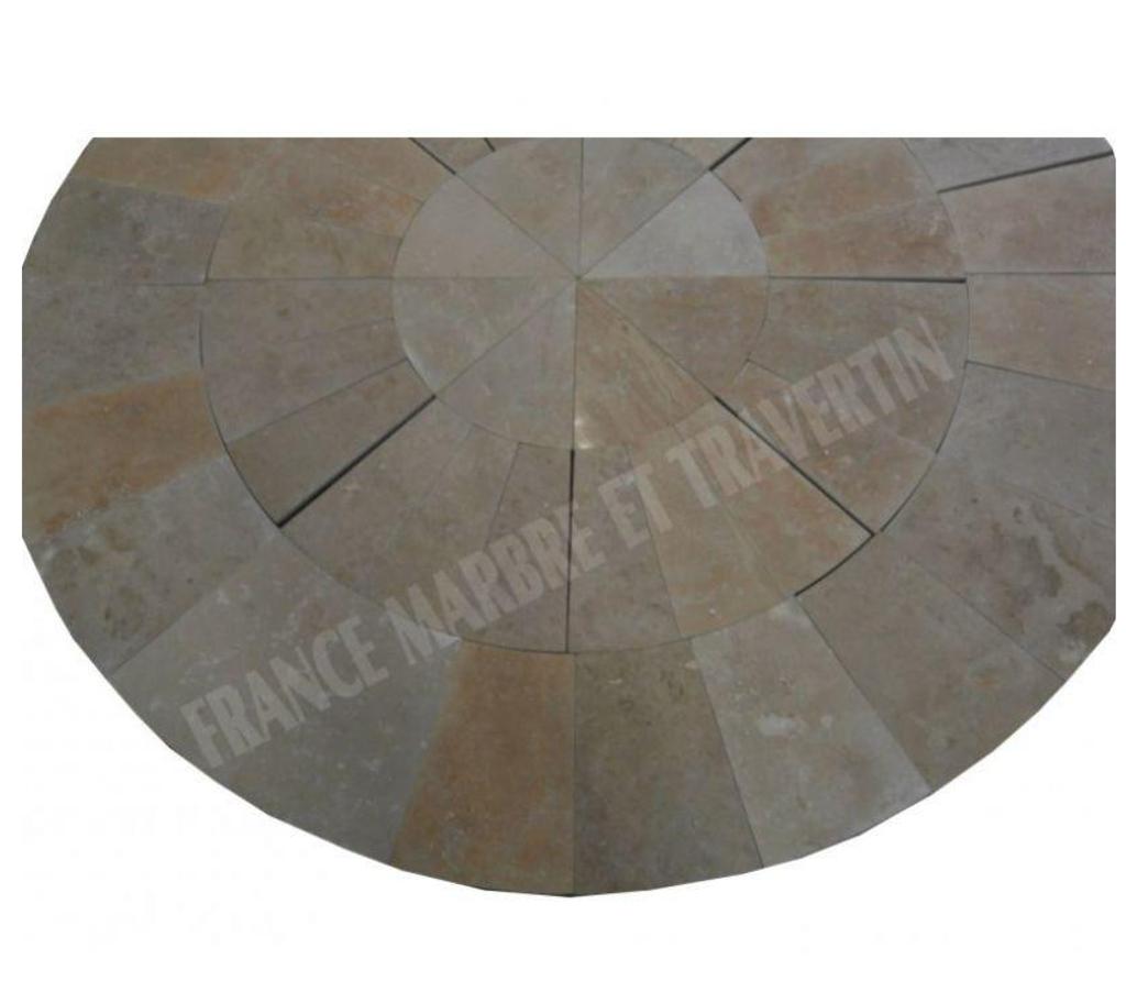  Var Forcalqueiret - 83136 - Photos Vivastreet Travertin Clssb Cercle Manoir Diamètre 270 cm REF 1259