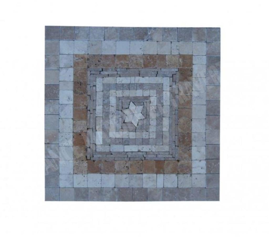  Var Forcalqueiret - 83136 - Photos Vivastreet Travertin Mixte Rosace 61x61 cm REF 1254