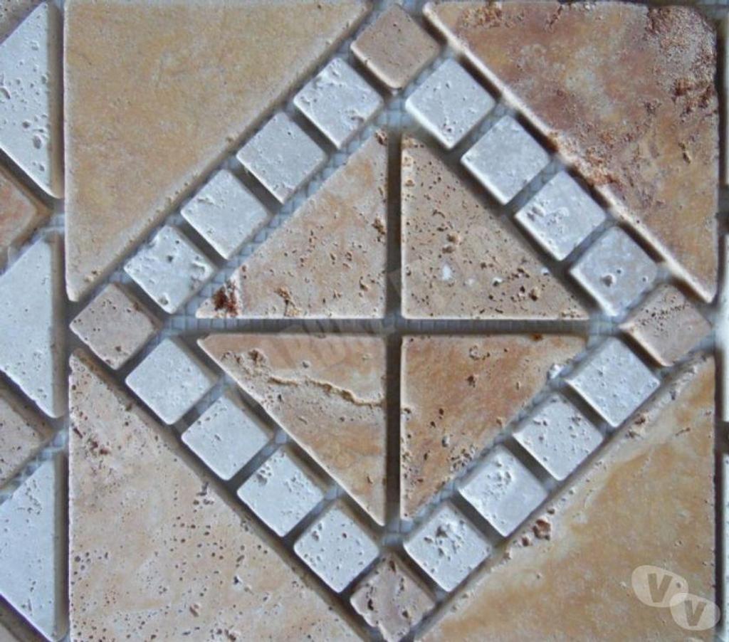  Var Forcalqueiret - 83136 - Photos Vivastreet Travertin Jaune & Classique Rosace 30,5x30,5 cm REF 1138