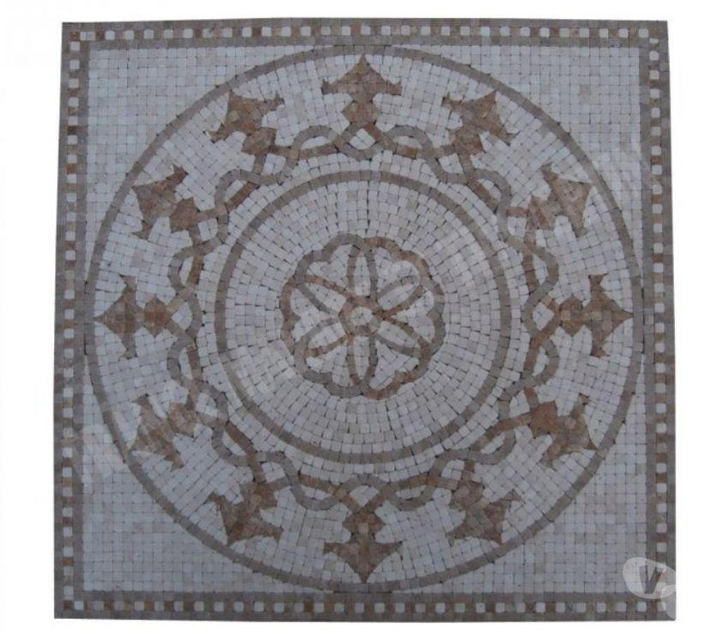  Var Forcalqueiret - 83136 - Photos Vivastreet Travertin Mixte Mosaïque Micro Rosace 61x61 cm REF 1133