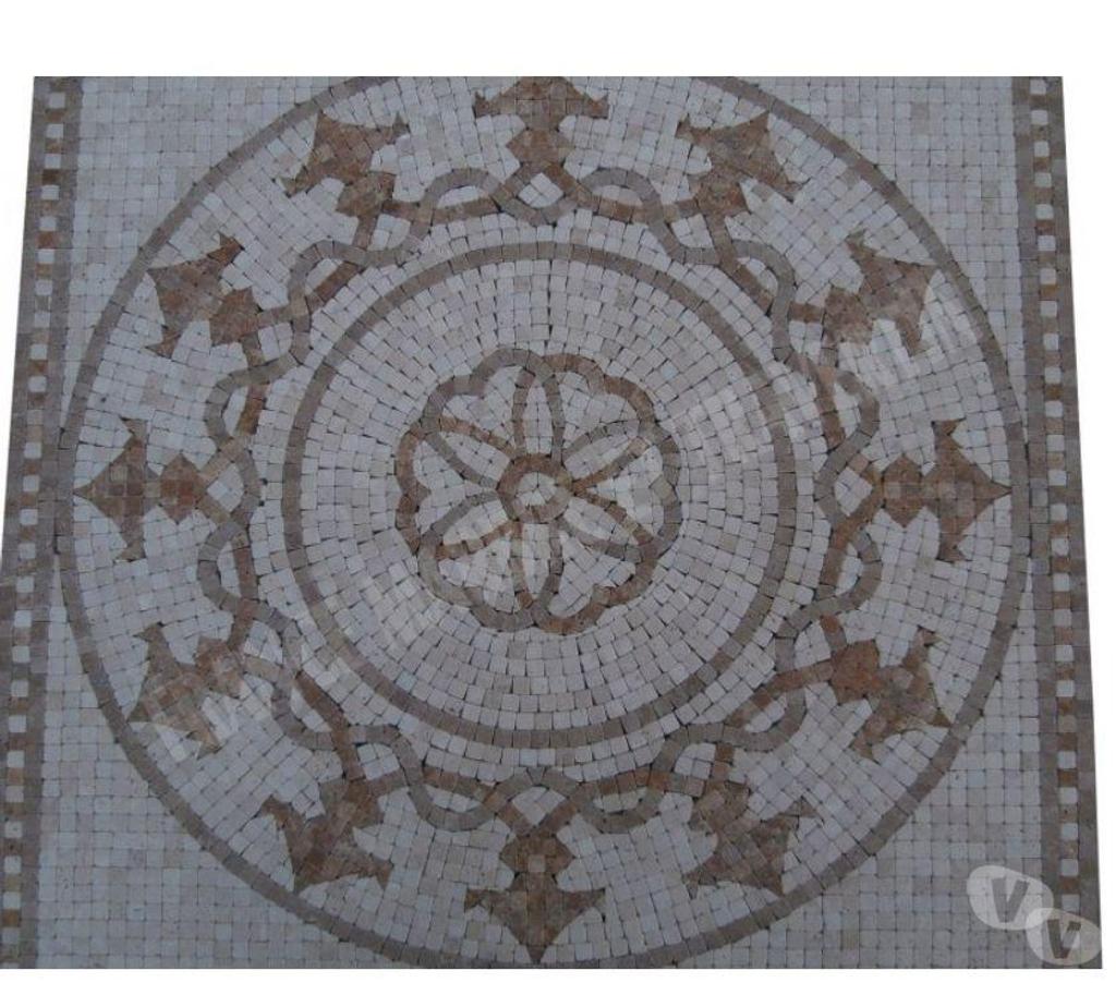  Var Forcalqueiret - 83136 - Photos Vivastreet Travertin Mixte Mosaïque Micro Rosace 61x61 cm REF 1133