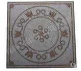 Travertin Mixte Mosaïque Micro Rosace 61x61 cm REF 1053