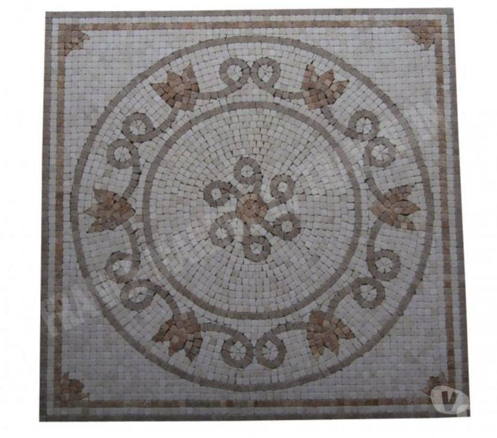  Var Forcalqueiret - 83136 - Photos Vivastreet Travertin Mixte Mosaïque Micro Rosace 61x61 cm REF 1053