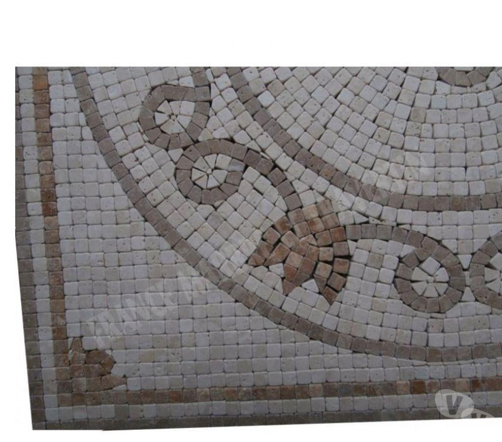  Var Forcalqueiret - 83136 - Photos Vivastreet Travertin Mixte Mosaïque Micro Rosace 61x61 cm REF 1053