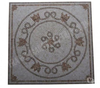 Bricolage - Jardinage Forcalqueiret Var - Photos Vivastreet Travertin Mixte Mosaïque Micro Rosace 61x61 cm REF 1053