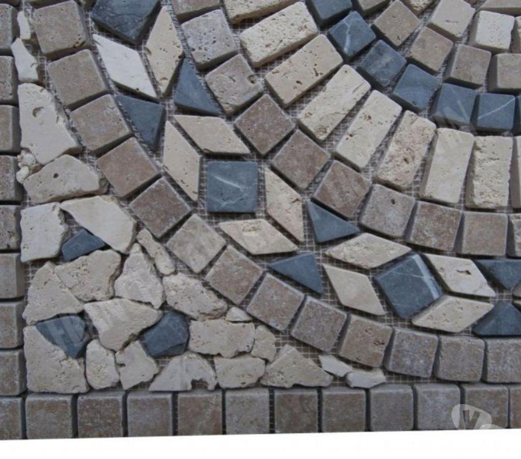  Var Forcalqueiret - 83136 - Photos Vivastreet Travertin Mixte Rosace 61x61 cm REF 1050