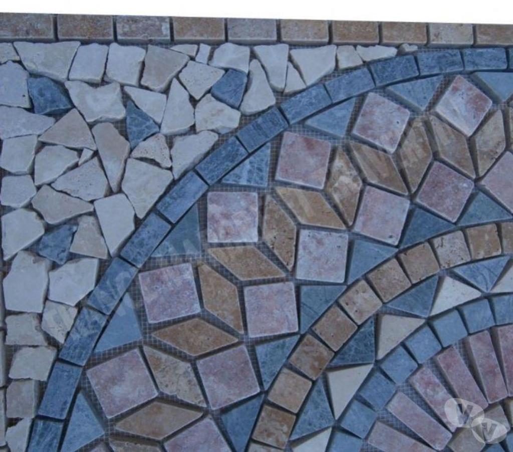  Var Forcalqueiret - 83136 - Photos Vivastreet Travertin Mixte Rosace 91x91 cm REF 1049