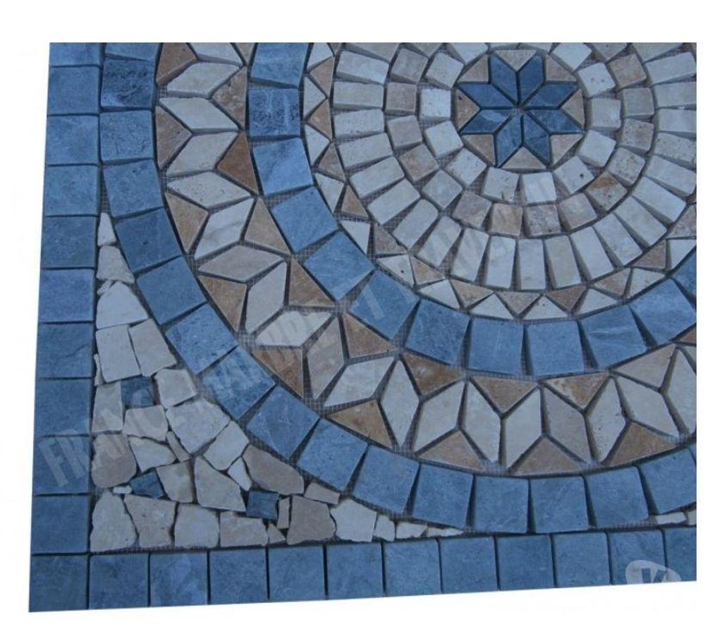  Var Forcalqueiret - 83136 - Photos Vivastreet Travertin Mixte Rosace 80x80 cm REF 1048