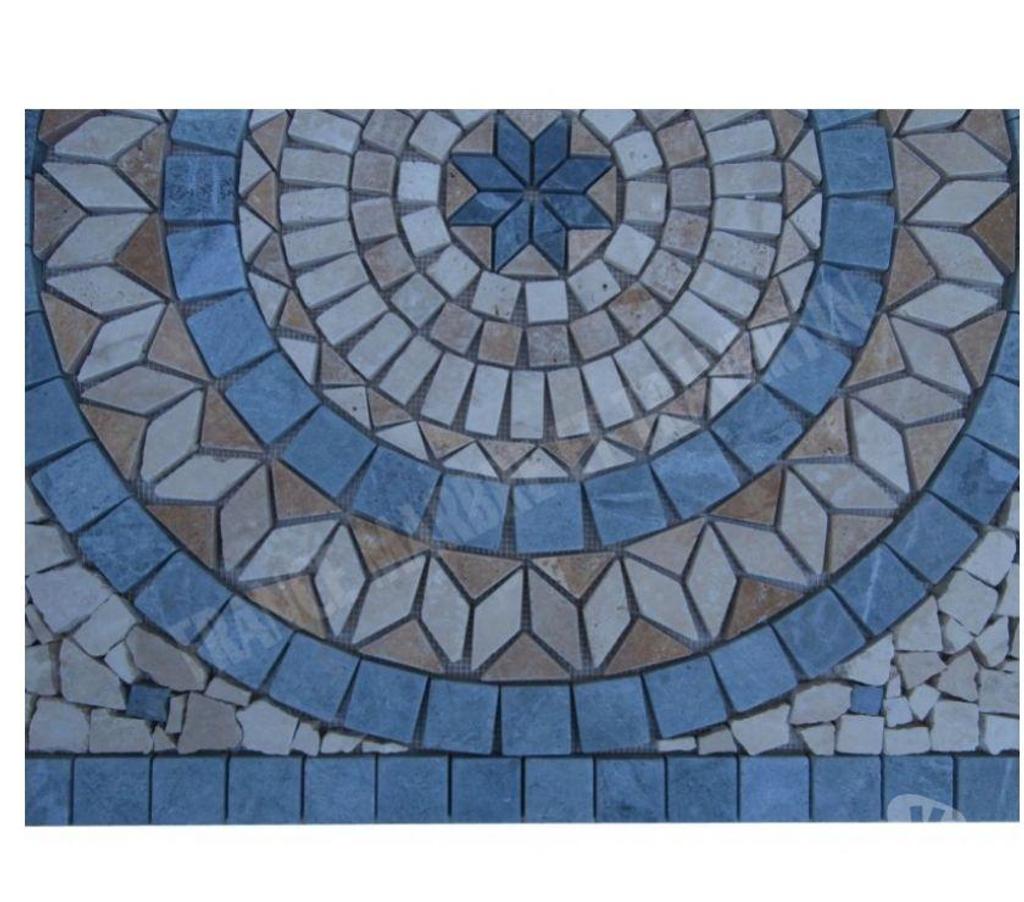  Var Forcalqueiret - 83136 - Photos Vivastreet Travertin Mixte Rosace 80x80 cm REF 1048