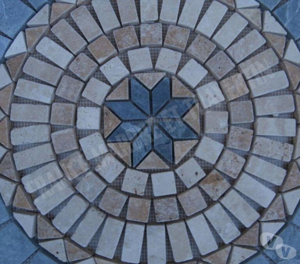  Var Forcalqueiret - 83136 - Photos Vivastreet Travertin Mixte Rosace 80x80 cm REF 1048
