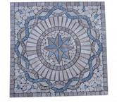 Travertin Mixte Rosace 61x61 cm REF 1044