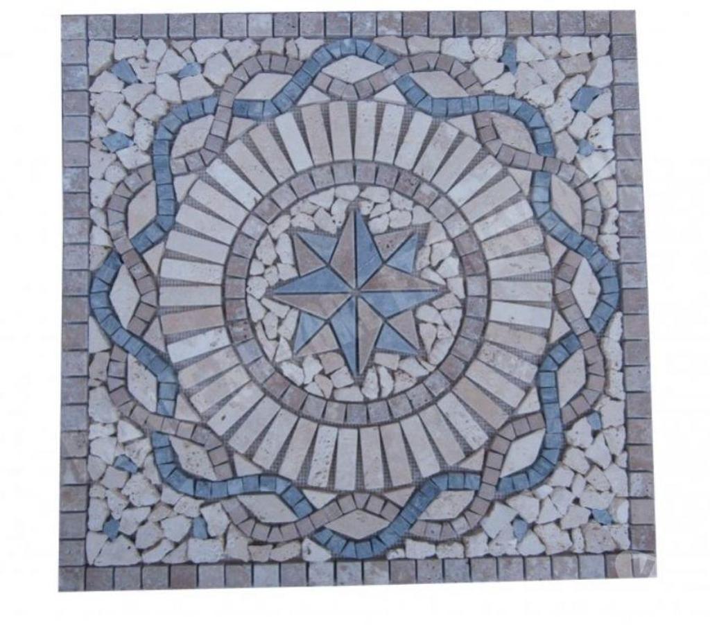  Var Forcalqueiret - 83136 - Photos Vivastreet Travertin Mixte Rosace 61x61 cm REF 1044