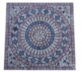 Travertin Mixte Rosace 61x61 cm REF 1042