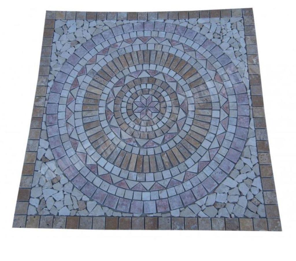  Var Forcalqueiret - 83136 - Photos Vivastreet Travertin Mixte Rosace 91x91 cm REF 1041