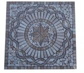 Travertin Mixte Rosace 61x61 cm REF 1040