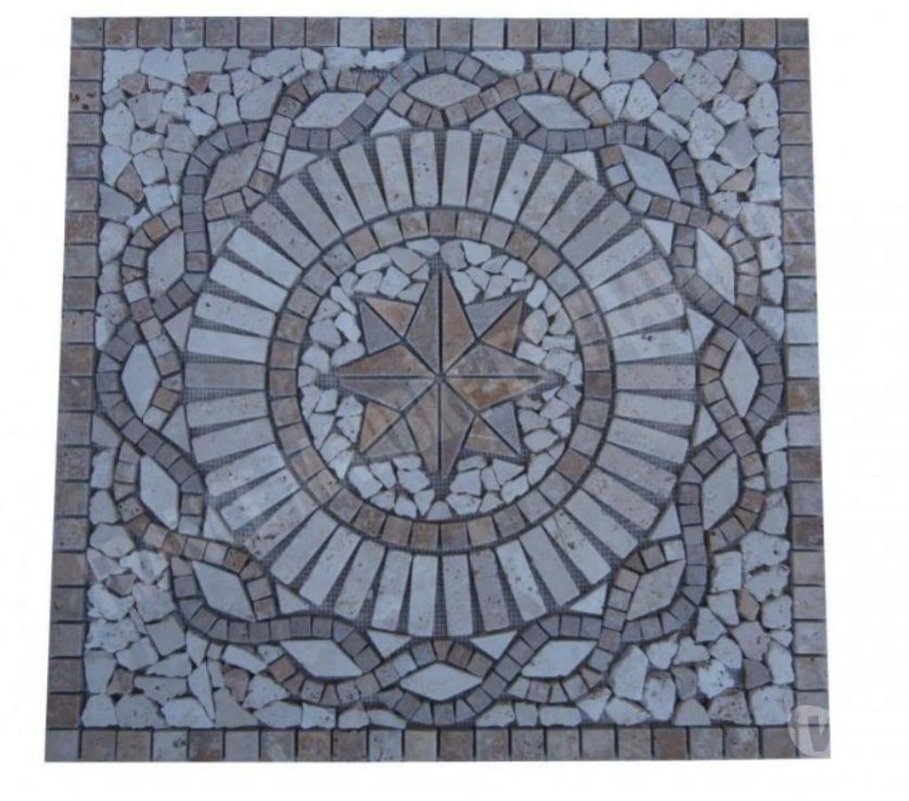  Var Forcalqueiret - 83136 - Photos Vivastreet Travertin Mixte Rosace 61x61 cm REF 1040