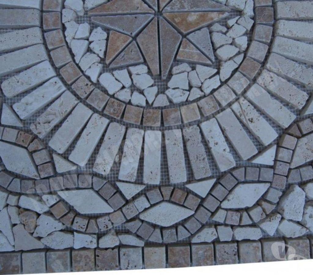  Var Forcalqueiret - 83136 - Photos Vivastreet Travertin Mixte Rosace 61x61 cm REF 1040