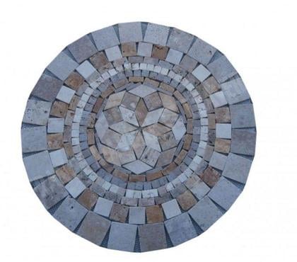 Bricolage - Jardinage Forcalqueiret Var - Photos Vivastreet Travertin Mixte Rosace Ronde Diamètre 80 cm REF 879