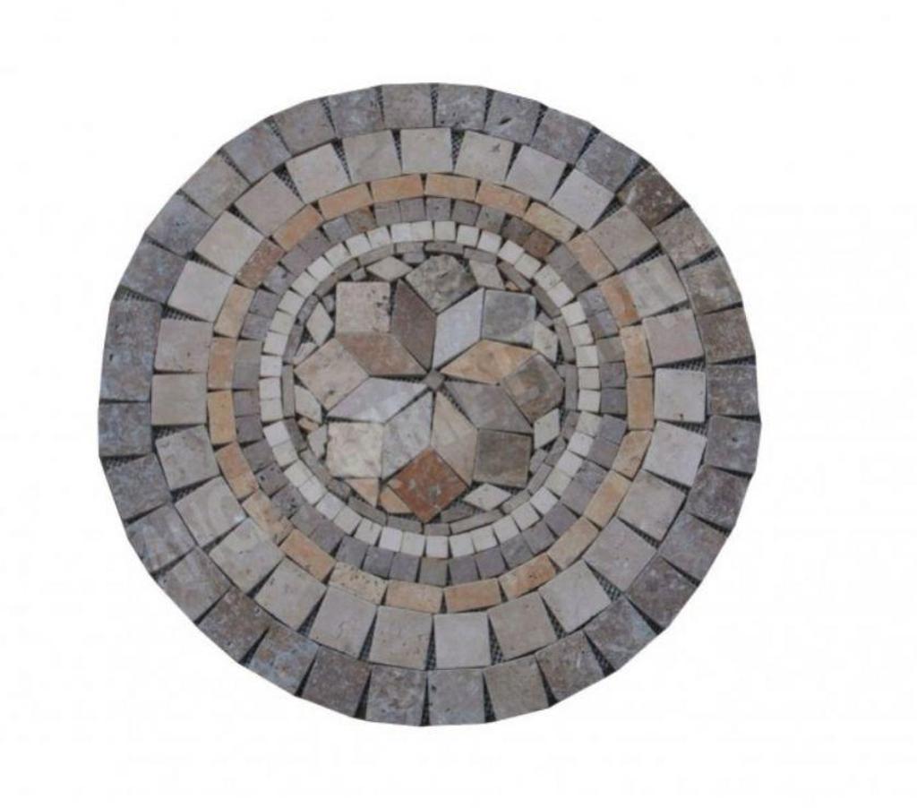 Var Forcalqueiret - 83136 - Photos Vivastreet Travertin Mixte Rosace Ronde Diamètre 60 cm REF 849