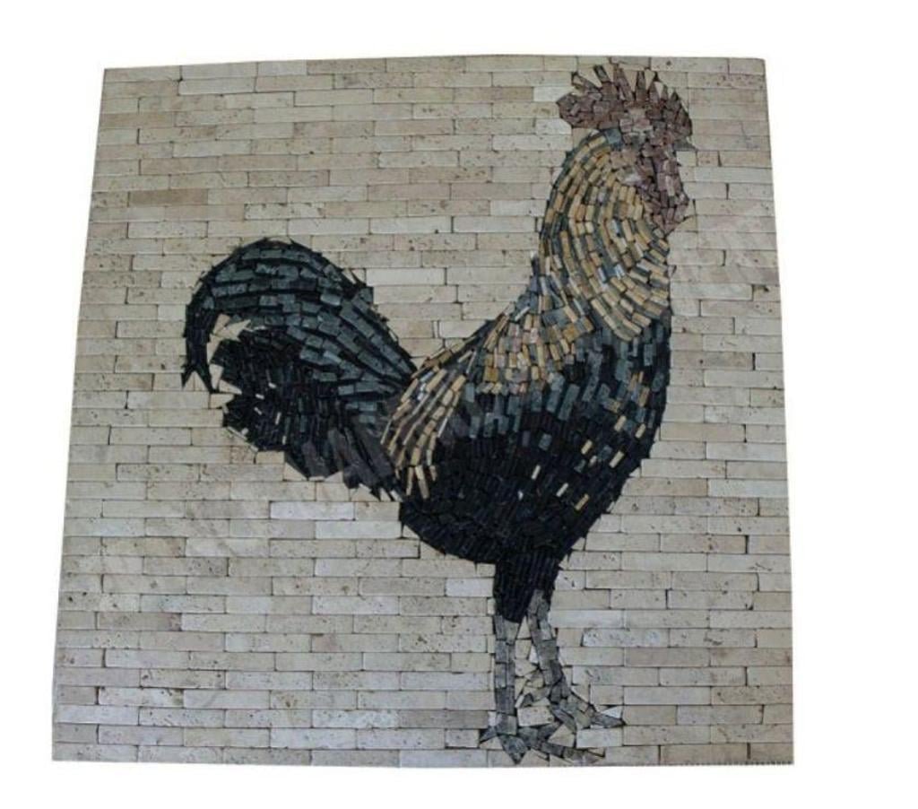  Var Forcalqueiret - 83136 - Photos Vivastreet Travertin Mixte Rosace Coq 61x61 cm REF 628