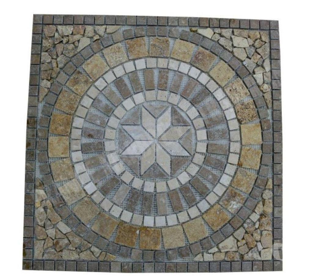  Var Forcalqueiret - 83136 - Photos Vivastreet Travertin Mixte Rosace 61x61 cm REF 551