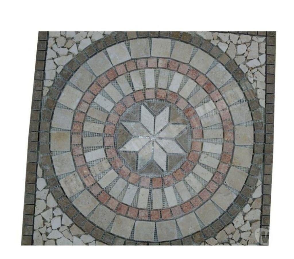  Var Forcalqueiret - 83136 - Photos Vivastreet Travertin Mixte Rosace 61x61 cm REF 551