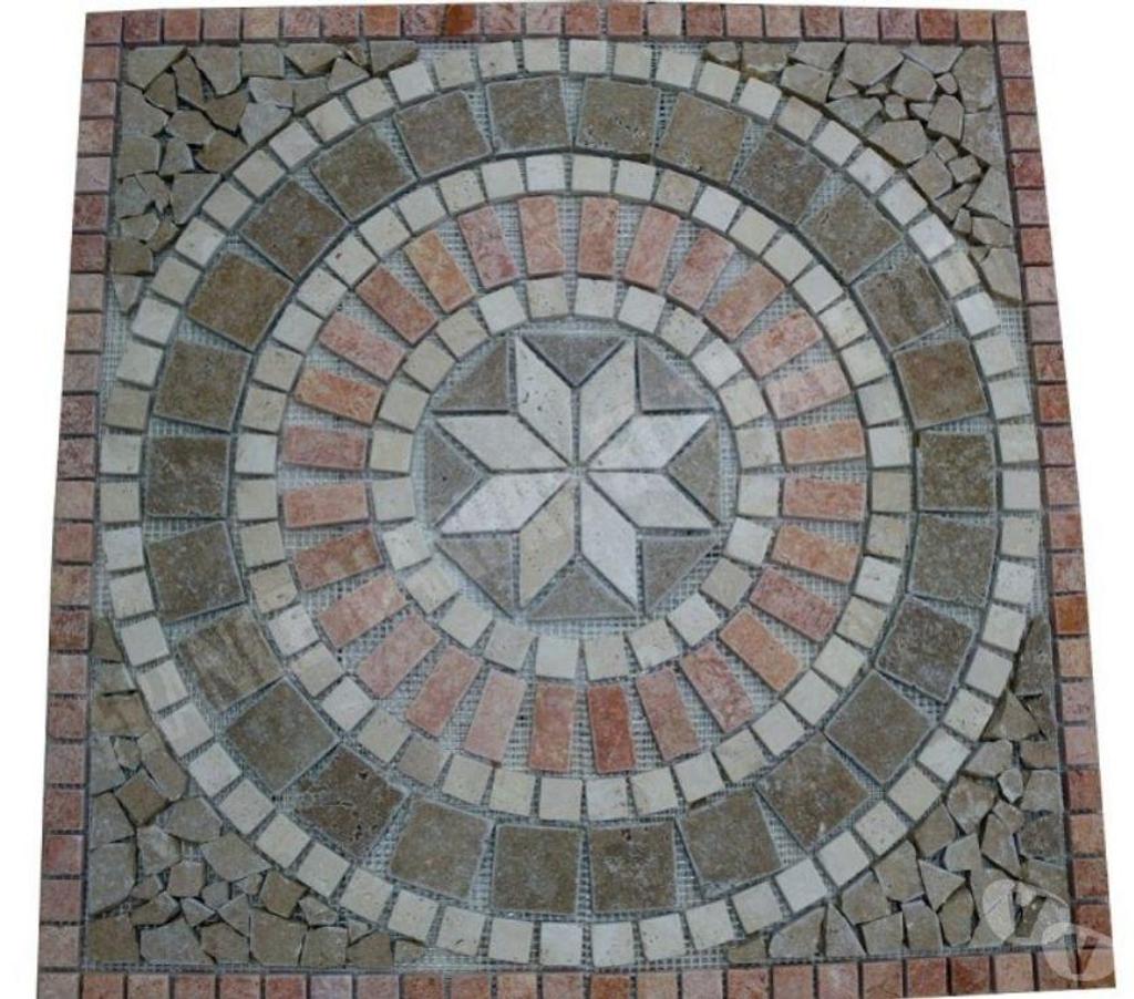  Var Forcalqueiret - 83136 - Photos Vivastreet Travertin Mixte Rosace 61x61 cm REF 551