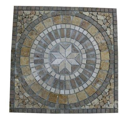 Bricolage - Jardin - Outillage Forcalqueiret Var - Photos Vivastreet Travertin Mixte Rosace 61x61 cm REF 551