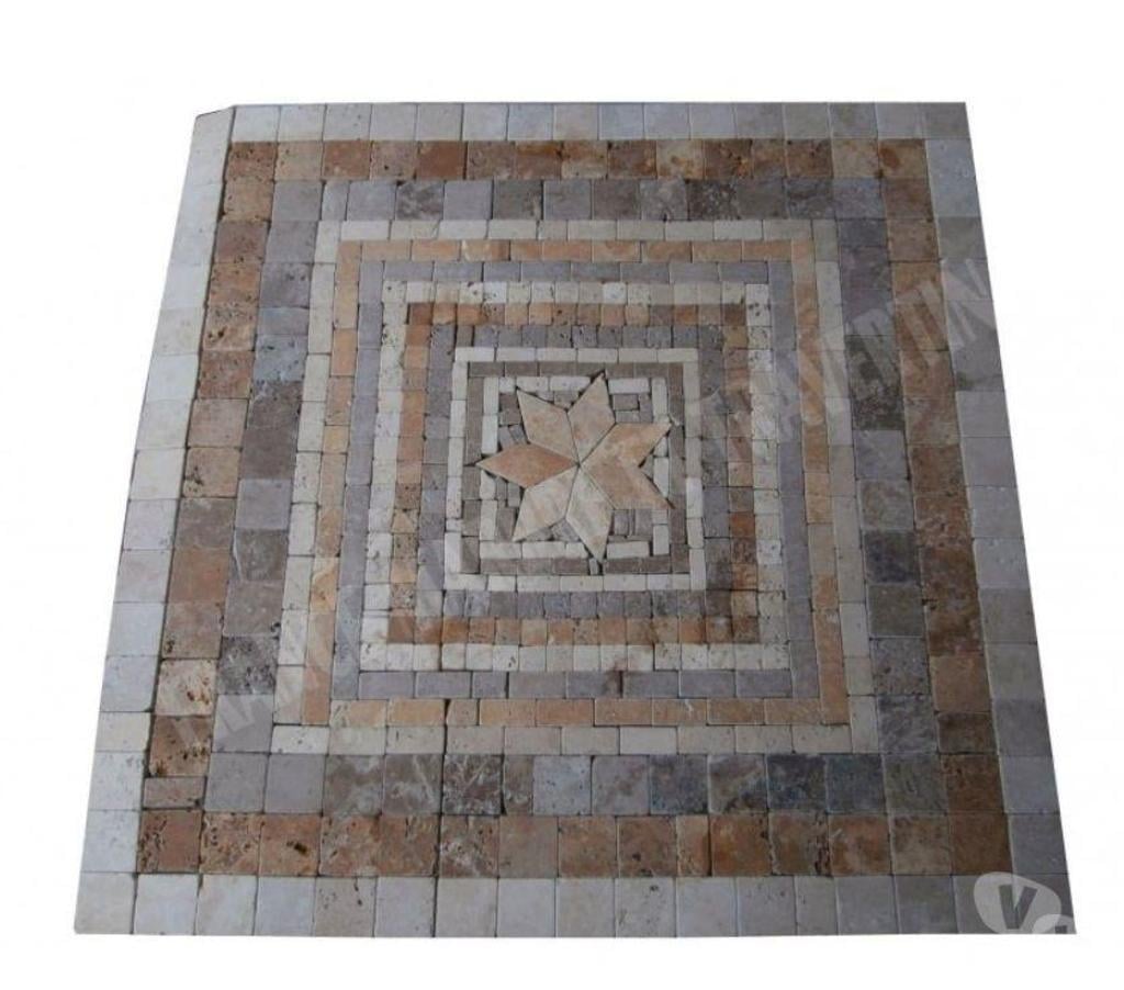  Var Forcalqueiret - 83136 - Photos Vivastreet Travertin Mixte Rosace 80x80 cm REF 549