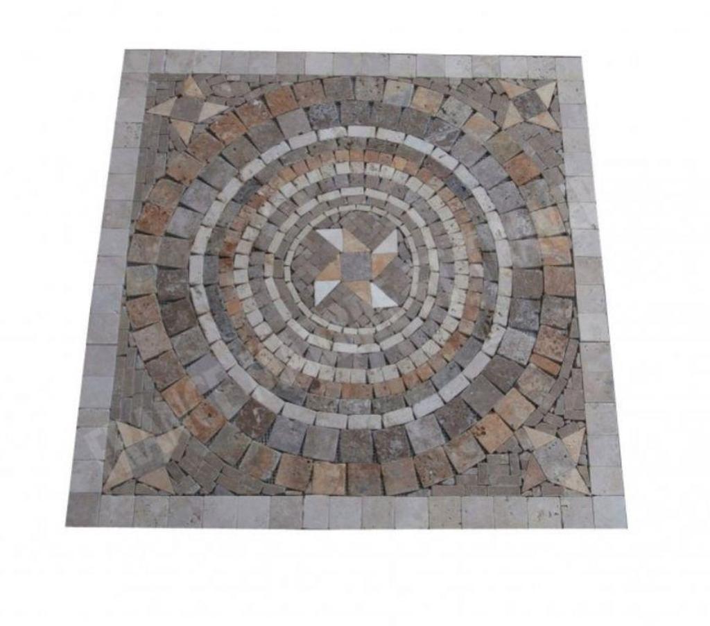  Var Forcalqueiret - 83136 - Photos Vivastreet Travertin Mixte Rosace 80x80 cm REF 549