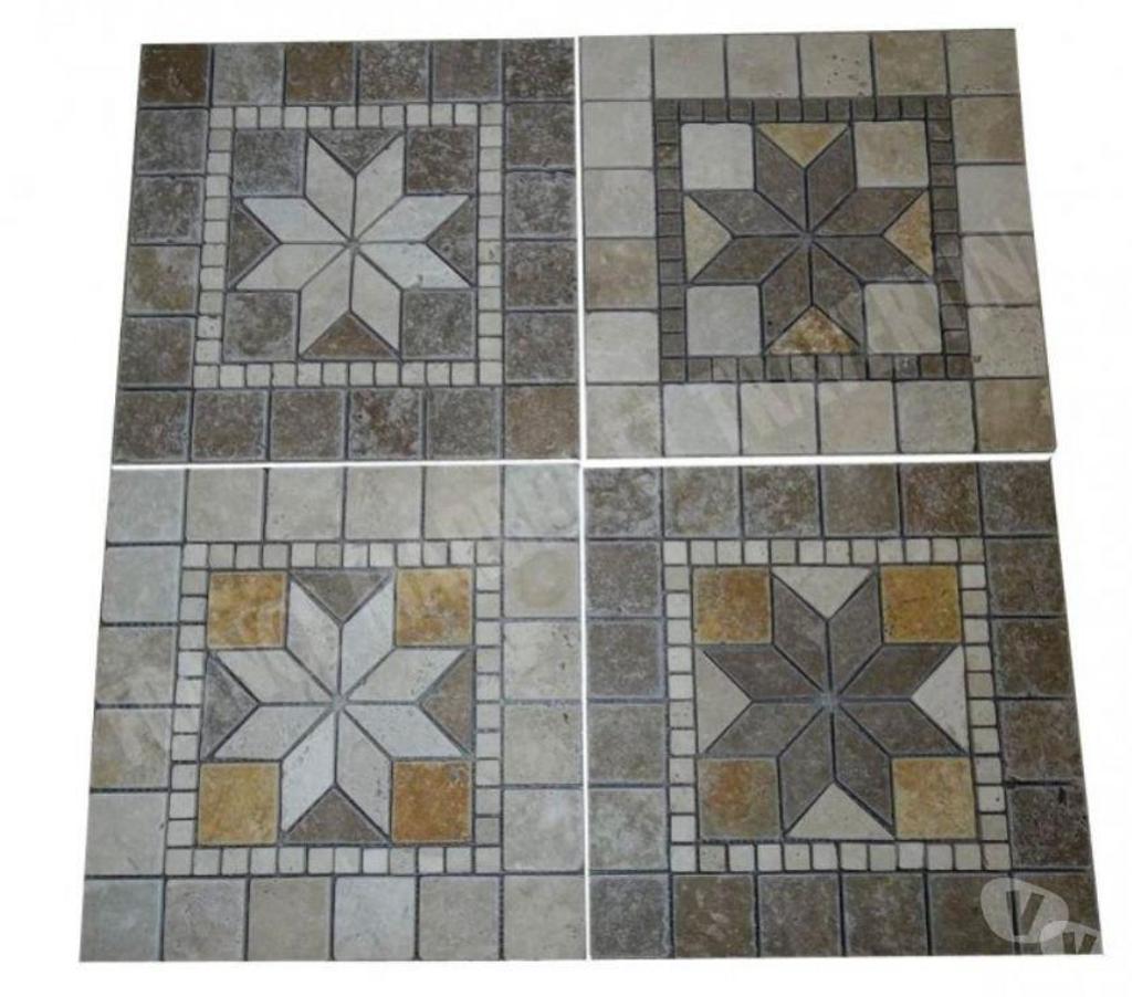  Var Forcalqueiret - 83136 - Photos Vivastreet Travertin Multicolore Rosace 30,5x30,5 cm REF 249