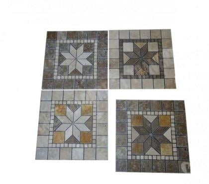 Bricolage - Jardin - Outillage Forcalqueiret Var - Photos Vivastreet Travertin Multicolore Rosace 30,5x30,5 cm REF 249