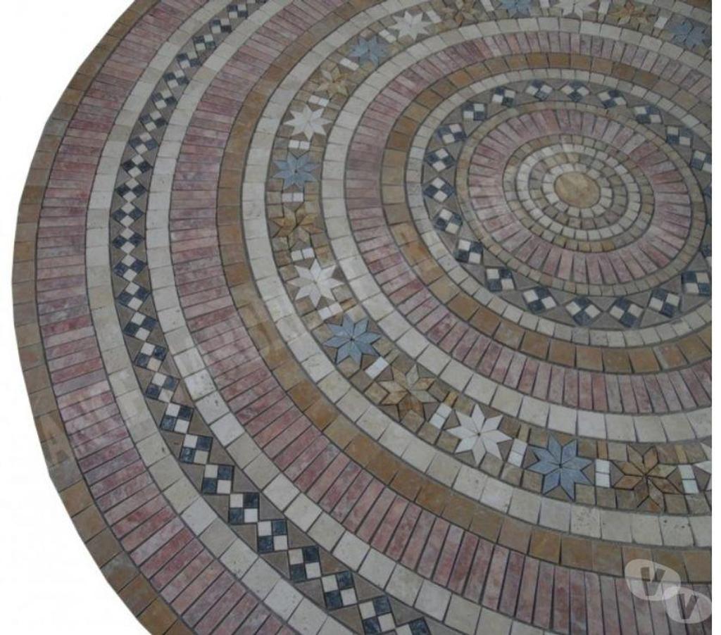  Bouches-du-Rhône Lancon Provence - 13680 - Photos Vivastreet Travertin Mixte Rosace Ronde Diametre 200 cm REF 1543