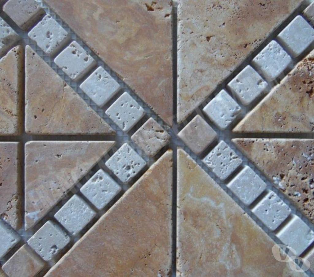  Bouches-du-Rhône Lancon Provence - 13680 - Photos Vivastreet Travertin Jaune & Classique Rosace 23x23 cm REF 1391