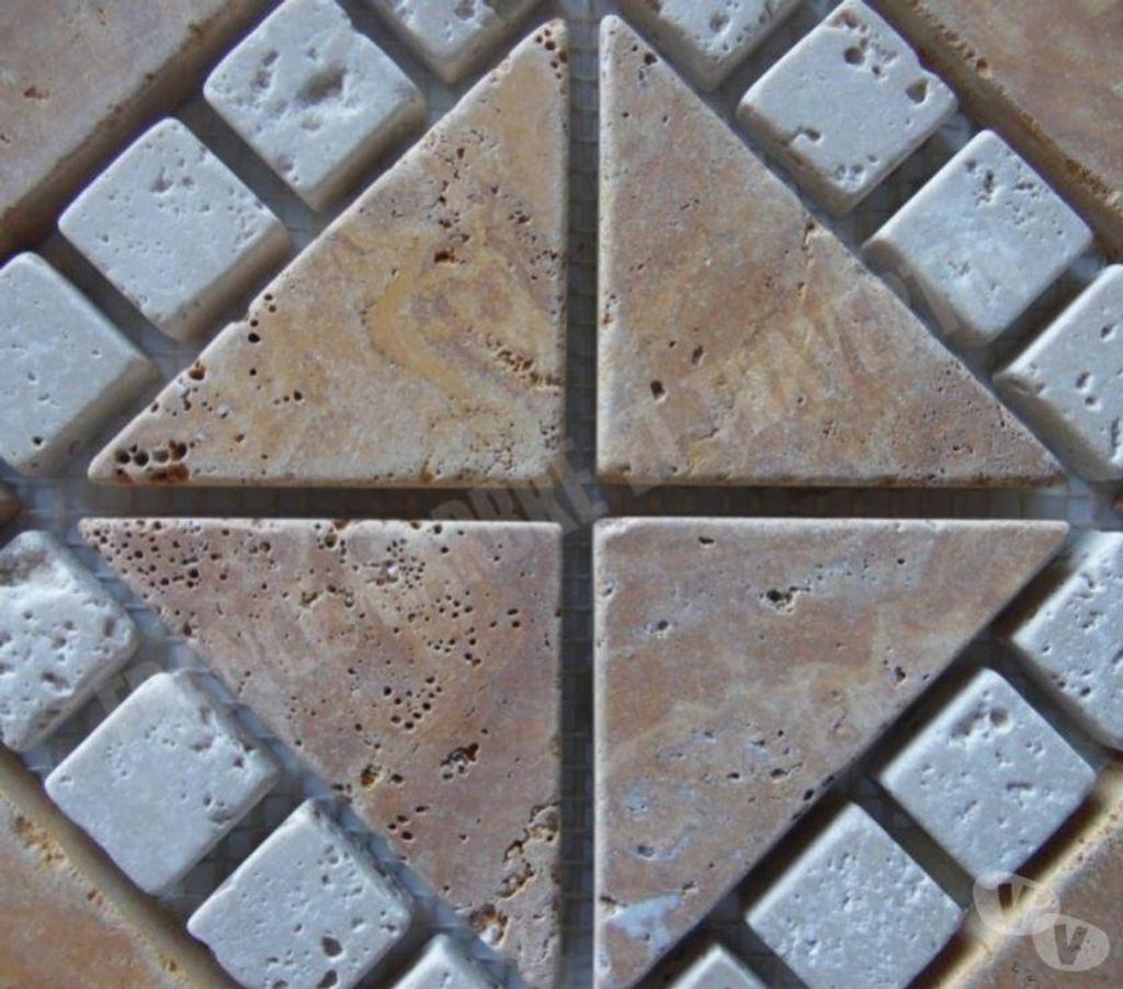  Bouches-du-Rhône Lancon Provence - 13680 - Photos Vivastreet Travertin Jaune & Classique Rosace 23x23 cm REF 1391