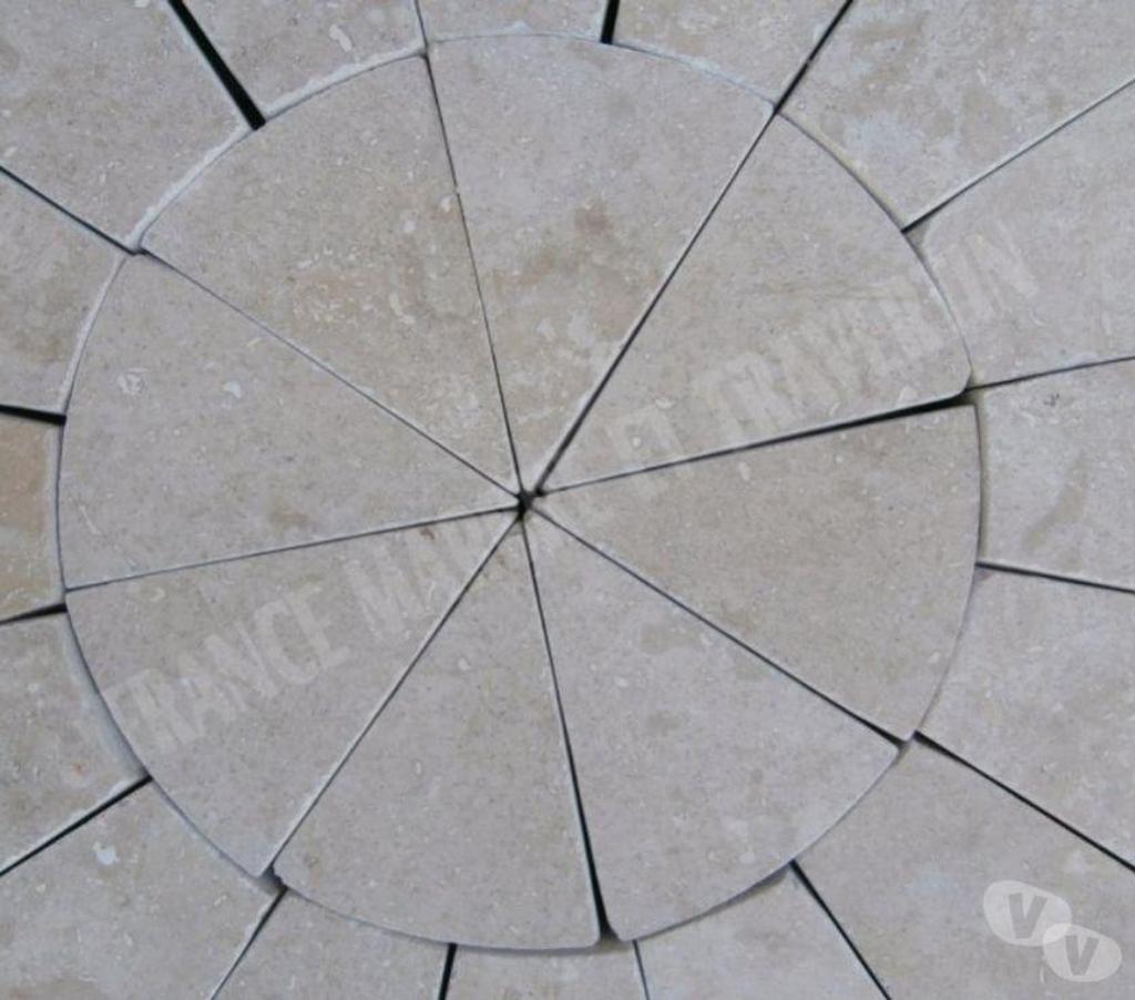  Bouches-du-Rhône Lancon Provence - 13680 - Photos Vivastreet Travertin Clssb Cercle Manoir Diamètre 90 cm REF 1238