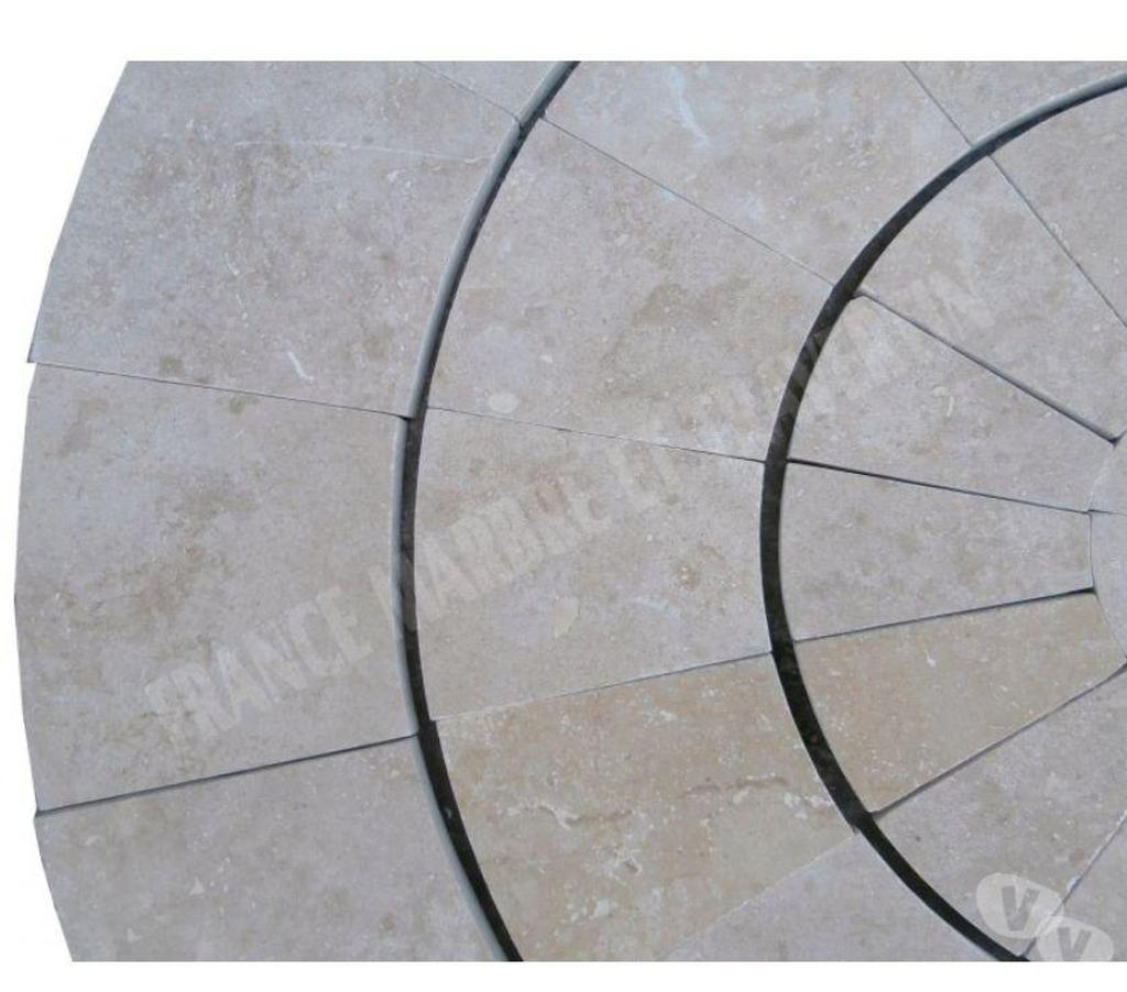  Bouches-du-Rhône Lancon Provence - 13680 - Photos Vivastreet Travertin Clssb Cercle Manoir Diamètre 90 cm REF 1238