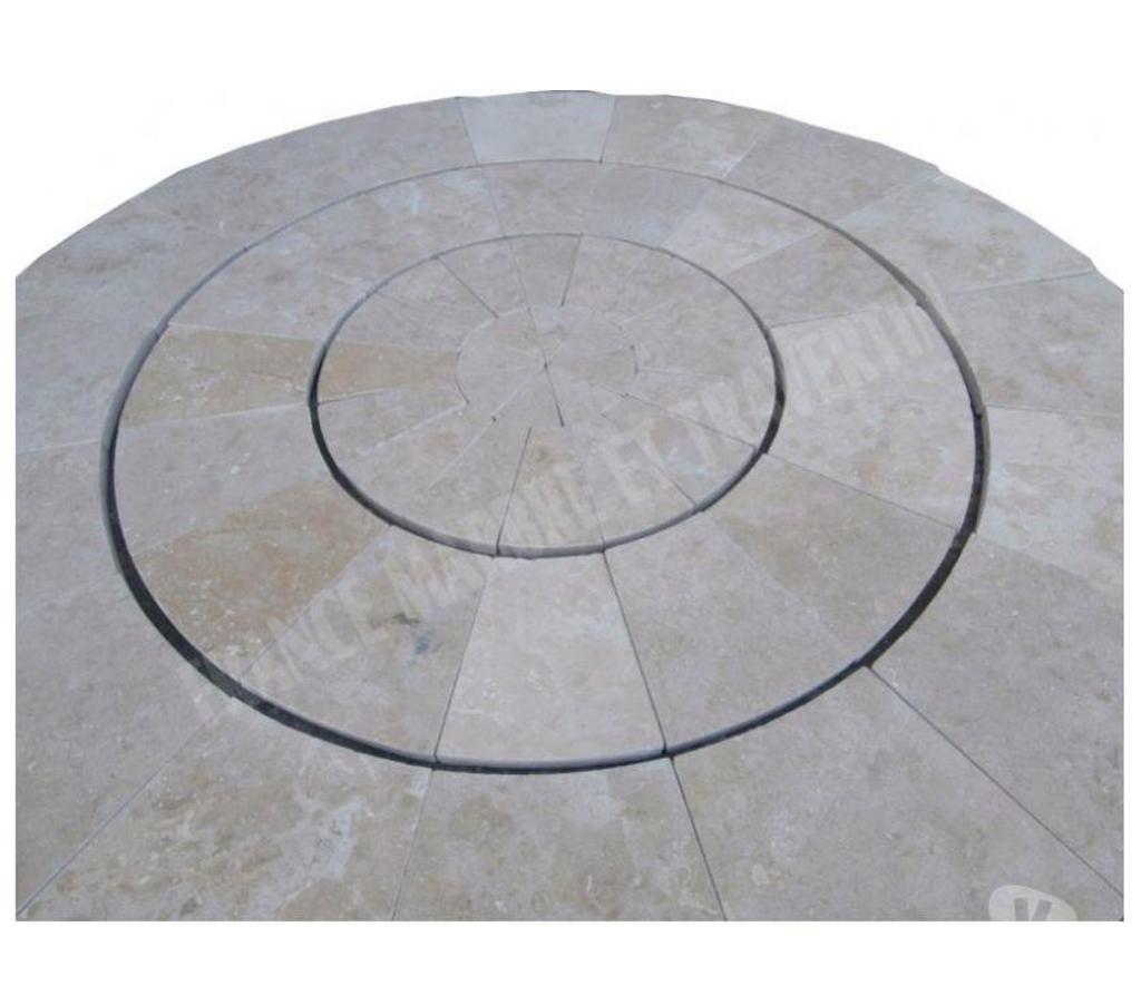  Bouches-du-Rhône Lancon Provence - 13680 - Photos Vivastreet Travertin Clssb Cercle Manoir Diamètre 90 cm REF 1238