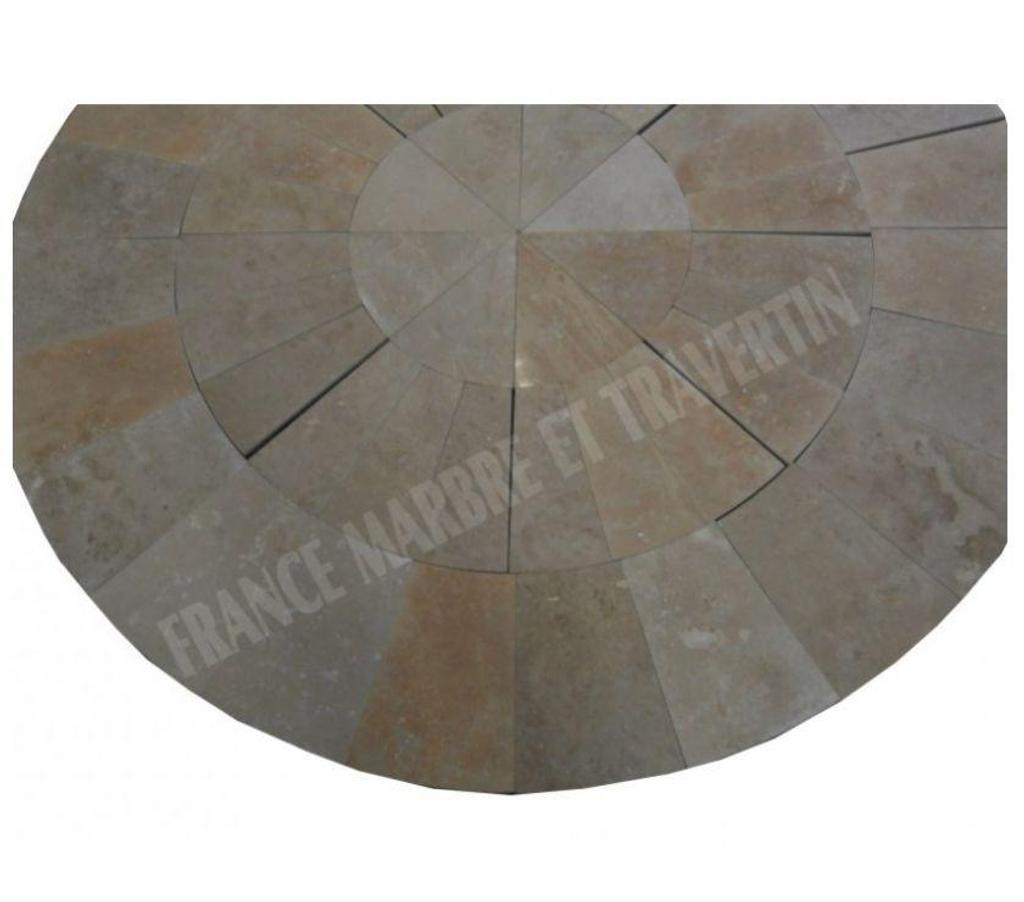  Bouches-du-Rhône Lancon Provence - 13680 - Photos Vivastreet Travertin Clssb Cercle Manoir Diamètre 270 cm REF 1259