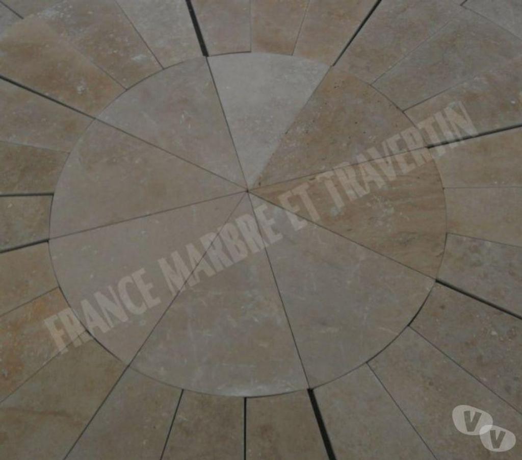  Bouches-du-Rhône Lancon Provence - 13680 - Photos Vivastreet Travertin Clssb Cercle Manoir Diamètre 270 cm REF 1259