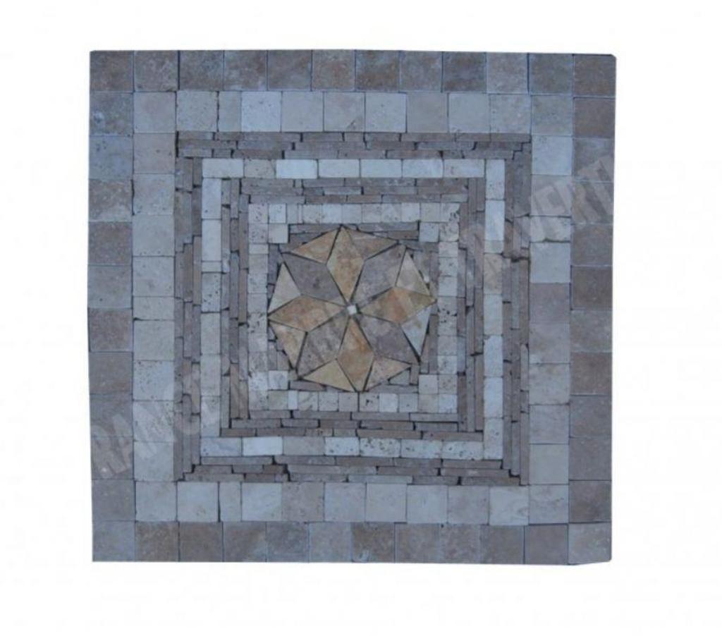  Bouches-du-Rhône Lancon Provence - 13680 - Photos Vivastreet Travertin Mixte Rosace 61x61 cm REF 1254