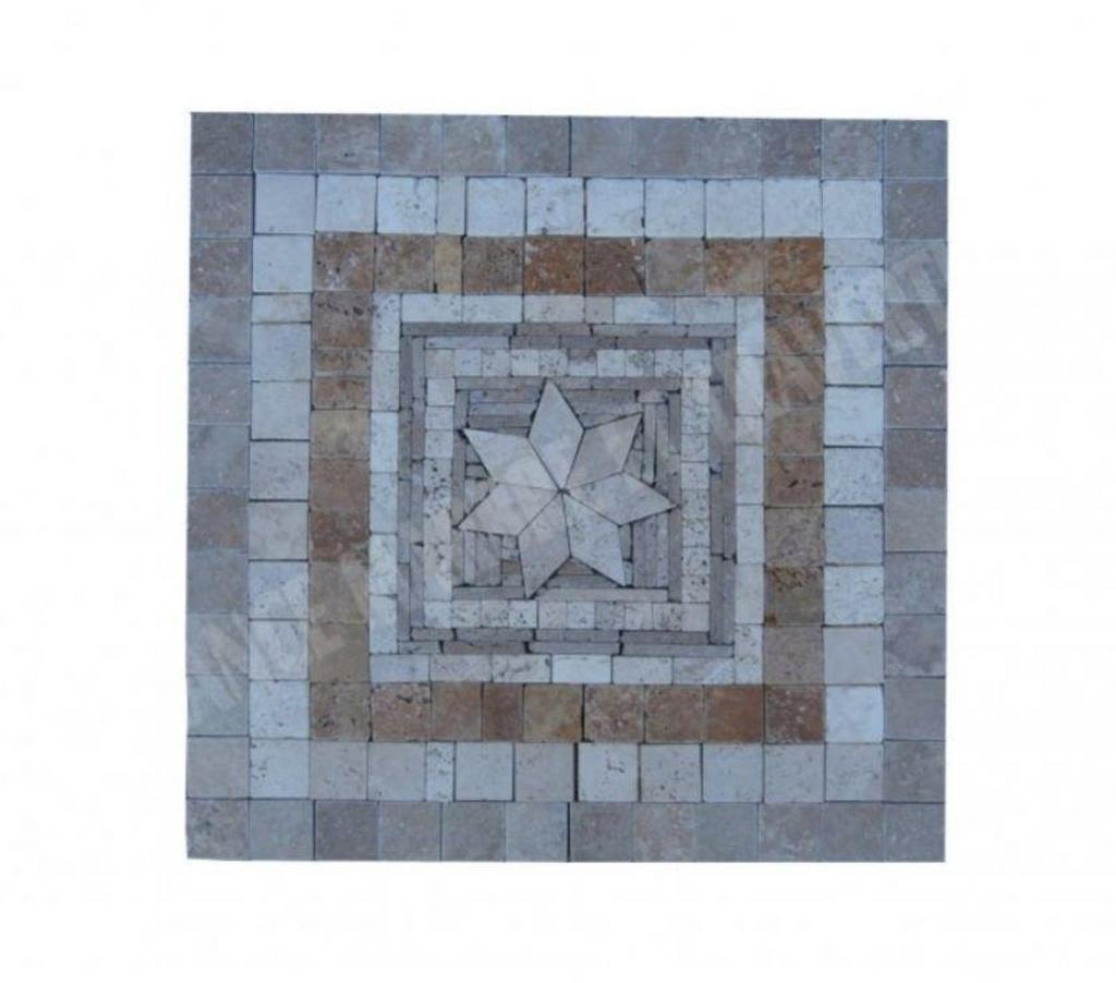  Bouches-du-Rhône Lancon Provence - 13680 - Photos Vivastreet Travertin Mixte Rosace 61x61 cm REF 1254