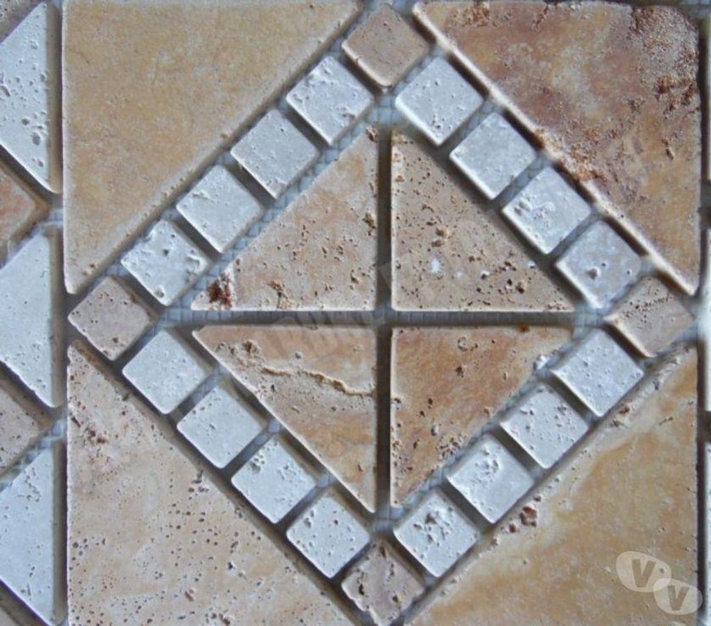  Bouches-du-Rhône Lancon Provence - 13680 - Photos Vivastreet Travertin Jaune & Classique Rosace 30,5x30,5 cm REF 1138